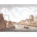 Dublin View of the Law-Courts, looking up the Liffey-Malton-c1799