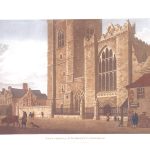 Dublin West Front of St Patrick's Cathedral-Malton-c1799